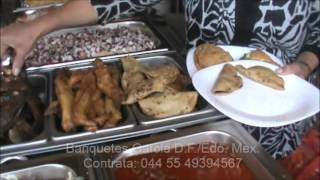 Buffet de mariscos servicio banquetes a domicilio Coctel tostadas empanadas [upl. by Alemat]