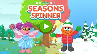 SESAME STREET SEASONS SPINNER 🌟 PBS KIDS GAME [upl. by Sokcin]