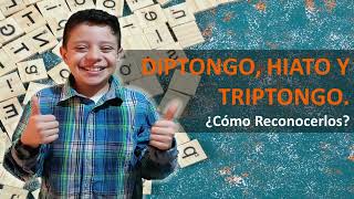 Diptongo Hiato y Triptongo ¿Cómo Reconocerlos [upl. by Renado]