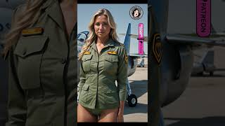 Pretty blonde Air Force ladies Vol3 VIDEO SLIDESHOW shorts airforce [upl. by Dnilasor]