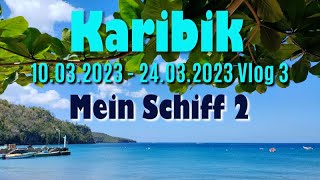 Karibik Mein Schiff2 Vlog3  Dominica und ein Cocktail Workshop [upl. by Presber]