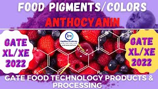 Anthocyanin structure and function  Live class  GATEfoodtechnology  life sciences  GATEXLXE [upl. by Lantha355]