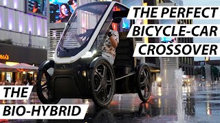 The BioHybrid BicycleCar Crossover Gives You Agility And Power With Comfort And Convenience [upl. by Etnahs]