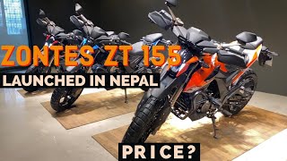 ZONTES ZT 155 U1 PRICE IN NEPAL TEST RIDE AND REVIEW [upl. by Nylsor]