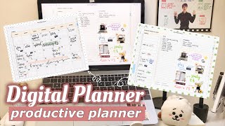 FREE Digital Planner for Goodnotes Notability and Noteshelf Macbook amp iPhone ver ❤︎  Emmy Lou [upl. by Siuqaj]