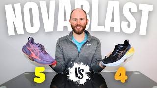 Asics Novablast 5 vs 4 Review by a Foot Specialist [upl. by Sinylg]