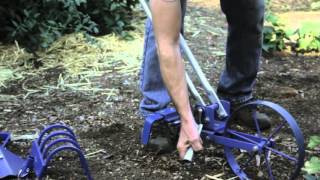 Wheel Hoe garden cultivator from Valley Oak Tools [upl. by Haas913]