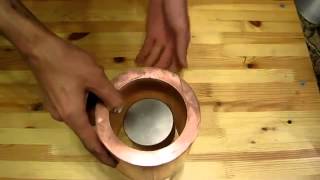 Copper pipe and neodymium magnet [upl. by Anatlus606]