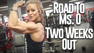 Dani Reardon  Road to Ms O  Two weeks out  Shoulders and biceps [upl. by Rodgers790]