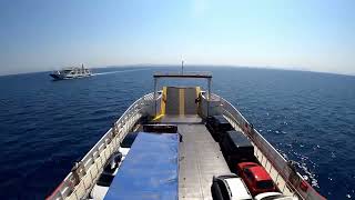 Ferry Ride timelpase corfu ferry timelapse [upl. by Addis]