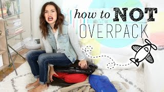 How to NOT Overpack Your Suitcase [upl. by Adnawt41]