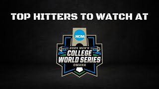 Top hitters to watch at 2024 College World Series [upl. by Dupaix736]