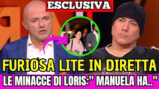 CASO PAGANELLI FURIOSA LITE IN DIRETTA LE MINACCE DI LORIS CONTRO DI LEIquot MANUELA HAquot [upl. by Eicarg298]