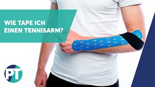 Tennisarm tapen  Medical Taping  PhysioTape [upl. by Ayit]