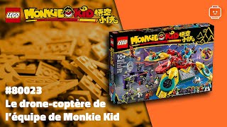 LEGO Monkie Kid 80023 Le dronecoptère de léquipe de Monkie Kid [upl. by Brufsky]