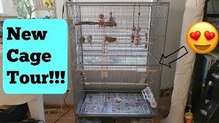 MY NEW BIRD CAGE TOUR [upl. by Noelani]