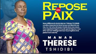 Les obsèques de MAMAN THÉRÈSE TSHIBIDI🕊️🕊️🕊️🕊️💔💔💔💔😭😭😭😭 [upl. by Allegna]