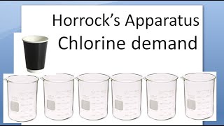 PSM 765 Chlorine Demand Horrock Apparatus Test Horrocks content community medicine [upl. by Noloc]