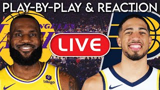 Los Angeles Lakers vs Indiana Pacers LIVE PlayByPlay amp Reaction [upl. by Chucho]