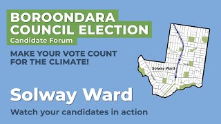 Solway Ward  Boroondara Candidates Forum 2024 [upl. by Cosenza]