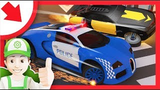 Police Car games Police car race for kids Cartoon about Police Cartoons Car Police Cars kids [upl. by Manya]