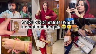 SHADI K BAD MAMA SY MIL K EMOTIONAL HOGAE 😭 SHOPPING FOR MY NEW ROOM AT SUSRAL ❤️ [upl. by Darrej]