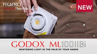 GODOX ML100BI SuperCompact 120w LED Light  Mastering Light in the Palm Of Your Hands [upl. by Koral]