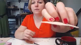 Leather basics tutorial how to strop sharpen an edge beveler [upl. by Casia]