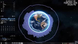 Rainmeter VisBubble [upl. by Anaujat]