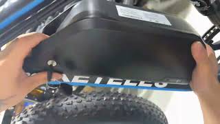 KETELES K800 How to remove and install the battery on the bike ebike KETELES K800 Pro [upl. by Nwahsor]