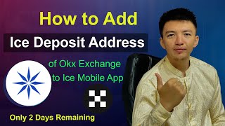 How to Add Ice Okx Deposit Address to Ice App  Use Ice Okx Address for Distribution  Only 2 Days [upl. by Nnylarac]