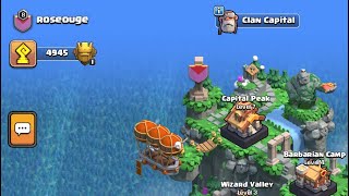 part 8 capital hall 7 titan league show 56 attack replays in x4 speed  clan capital [upl. by Sivat294]