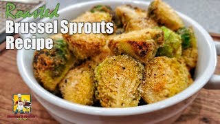 Roasted Brussel Sprouts Recipe  Side Dish [upl. by Atiuqcaj]