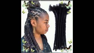 Permanent fibre Dreadlock extension for sale including implant book your appointment now [upl. by Salter]