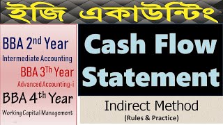 Cash Flow Statement Class1 Indirect Method  Rules amp PracticeBBABBS2nd 3rd 4th Year [upl. by Kerstin]