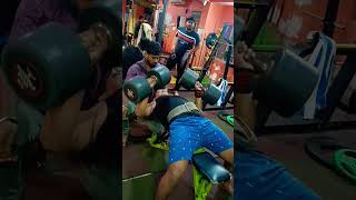 Flat Dumbbell Chest Press 4545kgs Middle Chest Exercise [upl. by Stannfield]