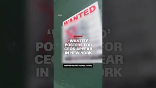 ‘Wanted’ posters for CEOs appear in New York [upl. by Ingeberg]