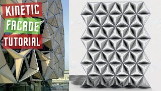 Grasshopper Tutorial  Parametric Kinetic Facade  Sunshades [upl. by Attennek387]