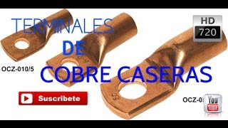 COMO HACER TERMINALES 100 DE COBRE  CAR AUDIO  HD [upl. by Acinomed]