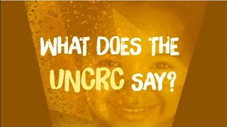 UNCRC part 3 What does the UNCRC say [upl. by Anirdna]