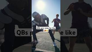 QBs presnap be like‼️🫠 insaneshayne1 footballshorts americanfootball nfl [upl. by Eelyma]