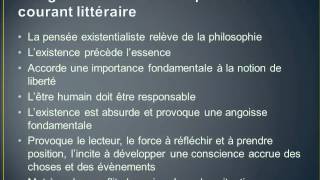 Existentialisme  Littérature et imaginaire [upl. by Araek]