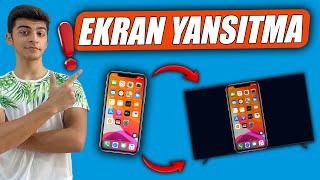 ÇOOK KOLAY   İphone Ekranını Televizyona Yansıtma [upl. by Lleryd]