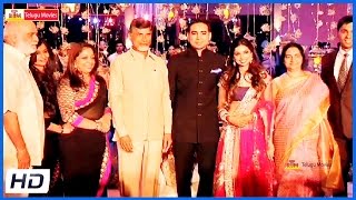 Celebrities At K Raghavendra Rao Son Wedding Reception [upl. by Esinereb]