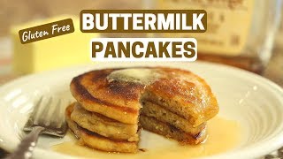 Amazing Gluten Free Buttermilk Pancakes  Rockin Robin Cooks [upl. by Rehpinej]