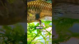 How The Guppy Give Birth Up Close aquascapepemulaindonesia shorts guppy fish guppyfish [upl. by Trub669]