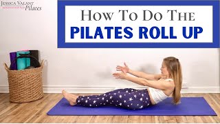 How To Do The Pilates Roll Up Exercise  For Anyone [upl. by Arenahs]