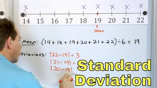 Standard Deviation amp Mean Absolute Deviation Explained  6819 [upl. by Pallua42]