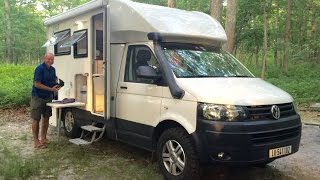 SUPER COOL AMPHIBIOUS RV Woelcke Autark T5 Crosser Off Road 4x4 Campervan Motor Home [upl. by Yerahcaz160]