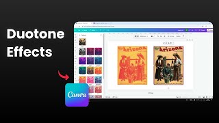 How to Apply Duotone in Canva [upl. by Eutnoj]